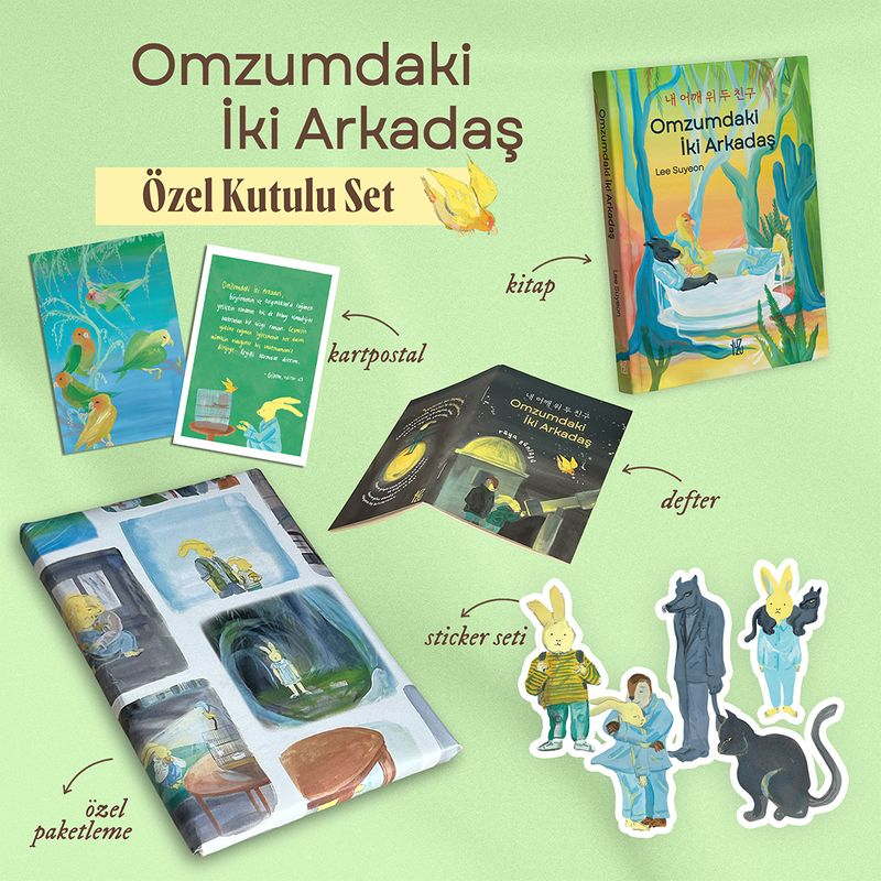 Omzumdaki İki Arkadaş Özel Set kitap kapağı