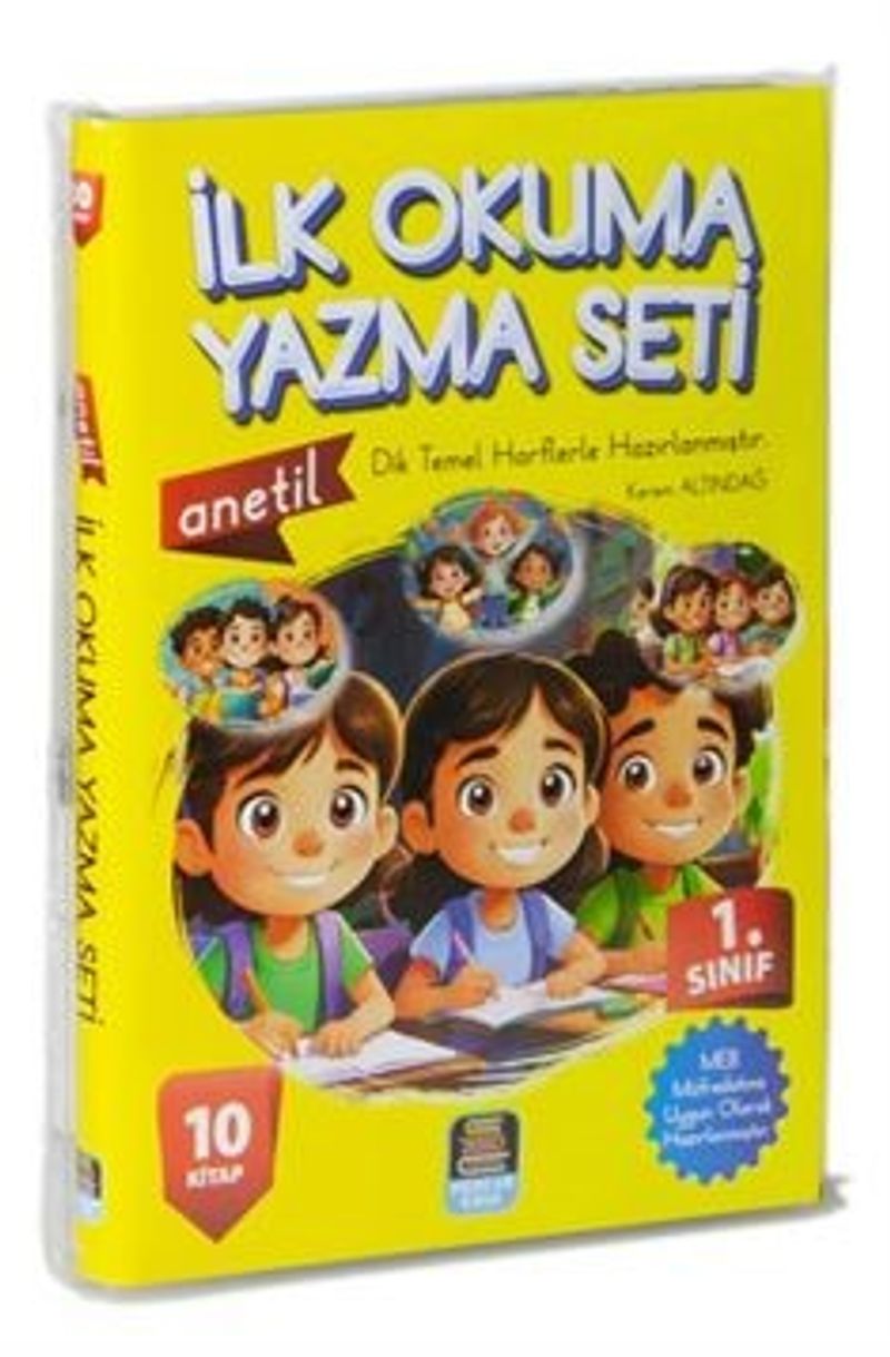 1. Sınıf Anetil İlk Okuma Yazma Seti (10 Kitap) kitap kapağı
