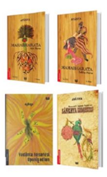 Mahabharata ve Upanişadlar (4 Kitap) kitap kapağı