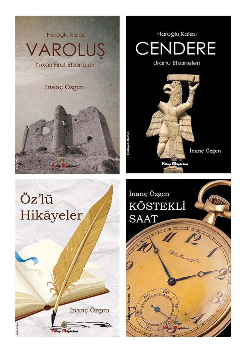 İnanç Özgen Kitapları 4 Kitap Set kitap kapağı