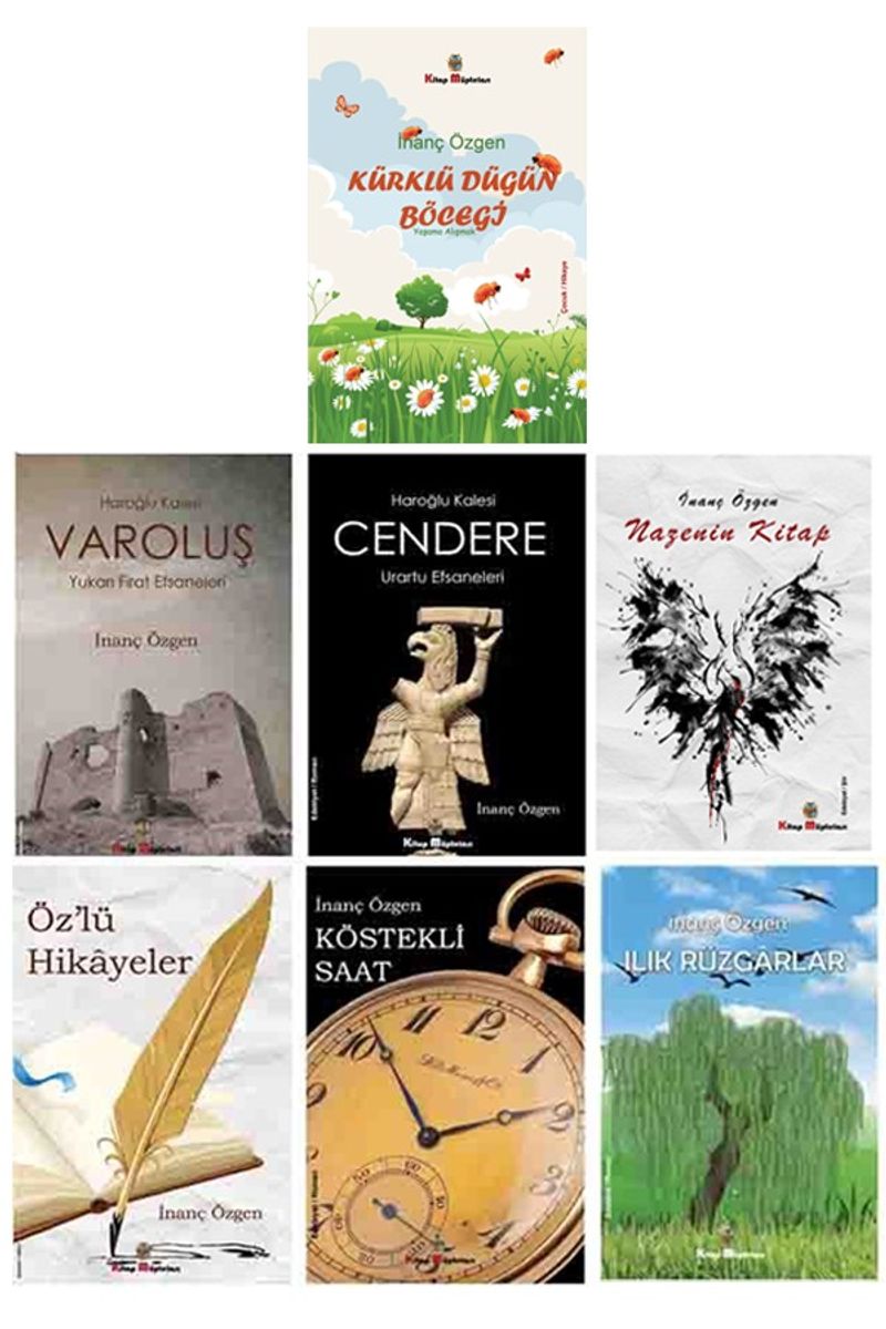 İnanç Özgen Kitapları 7 Kitap Set kitap kapağı