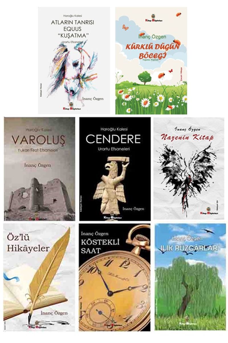 İnanç Özgen Kitapları 8 Kitap Set kitap kapağı