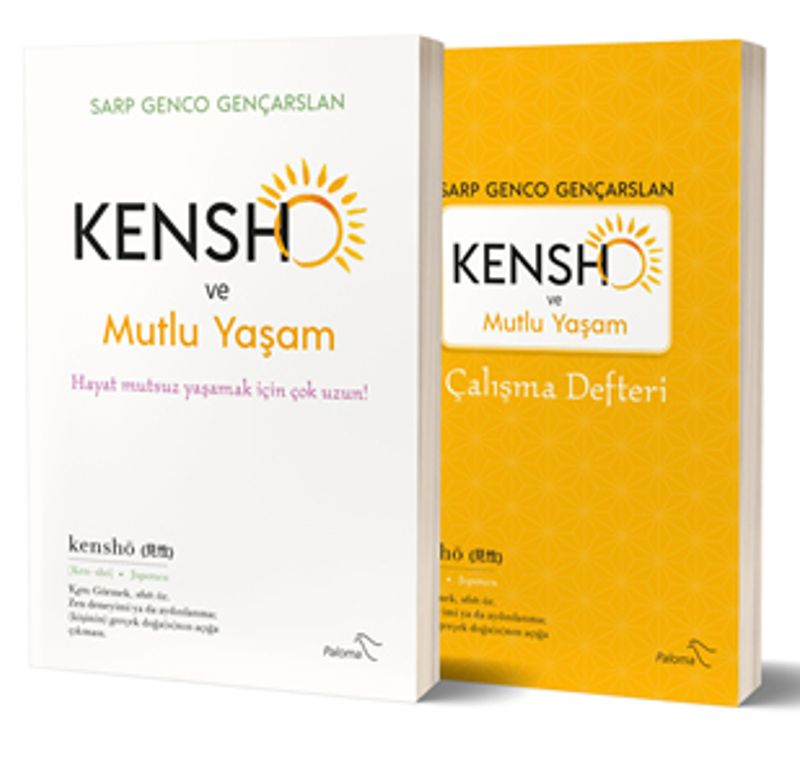 Kensho ve Mutlu Yaşam+Kensho ve Mutlu Yaşam Çalışma Defteri (2'li Set) kitap kapağı