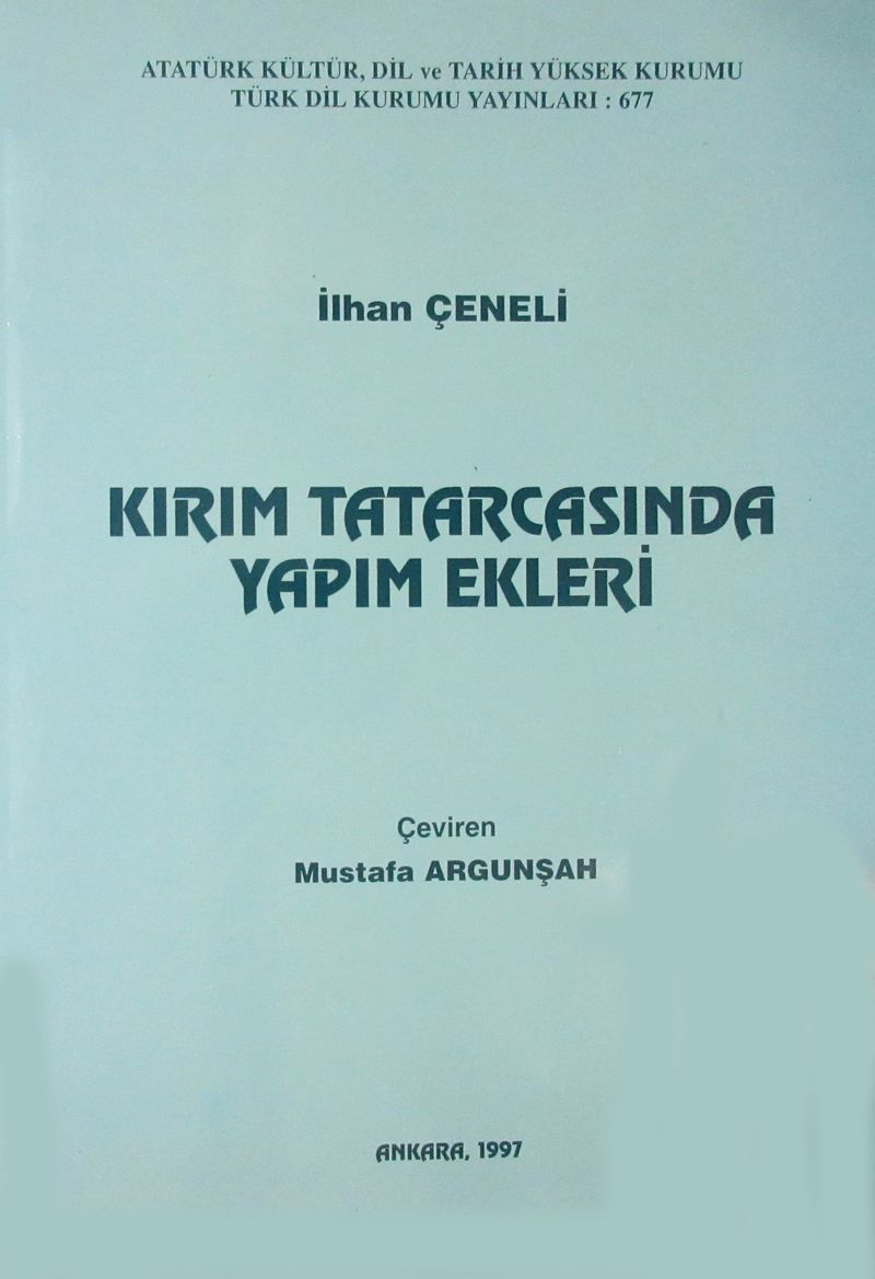 Kırım Tatarcasında Yapım Ekleri kitap kapağı