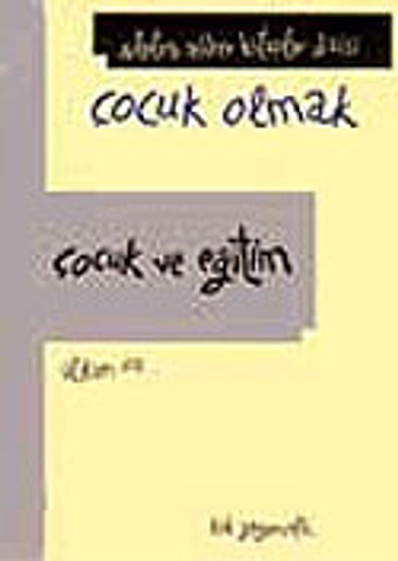 Çocuk ve Eğitim Ciltli kitap kapağı