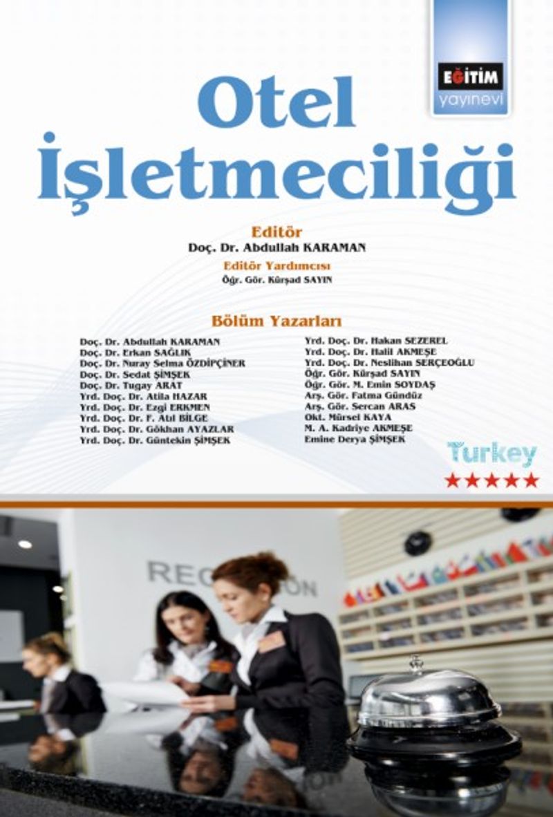 Otel İşletmeciliği kitap kapağı