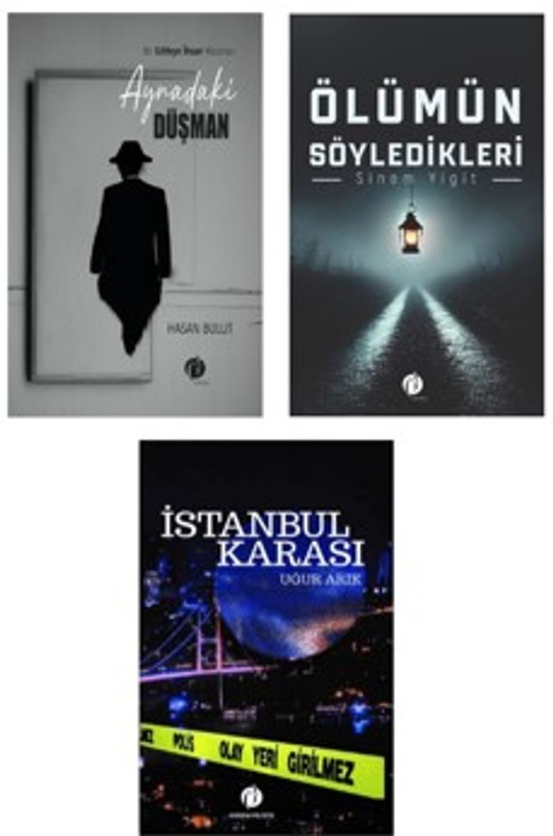 Aynadaki Düşman - Ölümün Söyledikleri İstanbul Karası (Polisiye Gerilim Seti 3 Kitap Takım) kitap kapağı