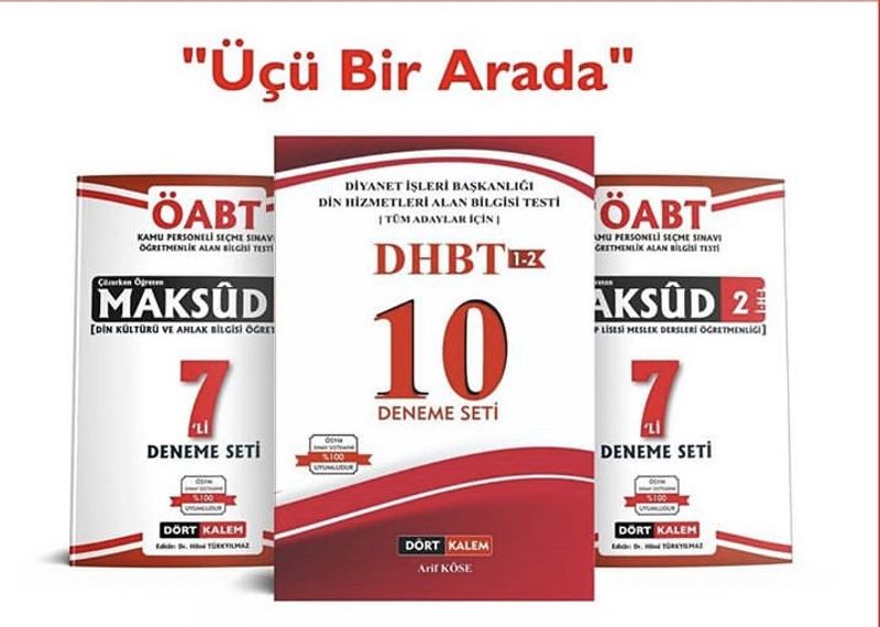 DHBT 3'lü Set kitap kapağı