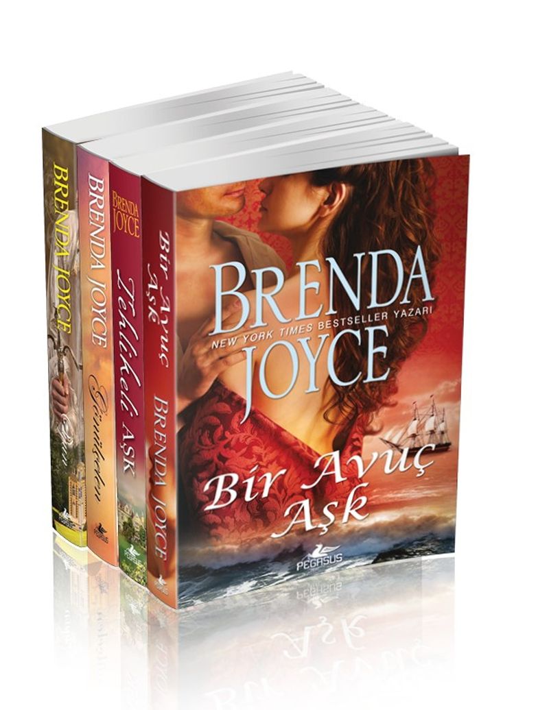 Brenda Joyce Romantik Kitaplar Koleksiyonu Takım Set (4 Kitap) kitap kapağı