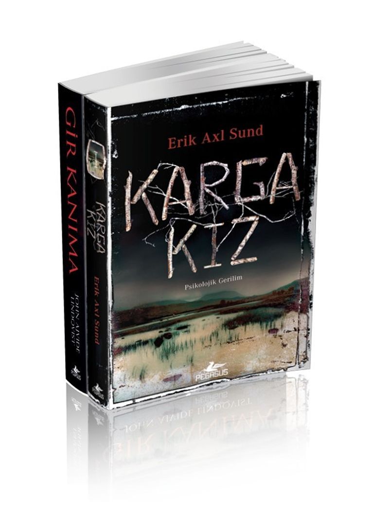 Karga Kız - Gir Kanıma - Korku Gerilim Seti (2 Kitap) kitap kapağı
