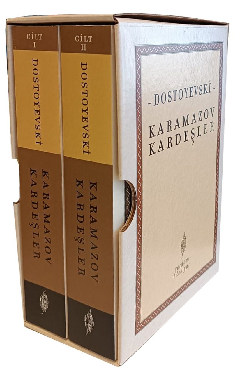 Karamazov Kardeşler Takım (2 Kitap) kitap kapağı