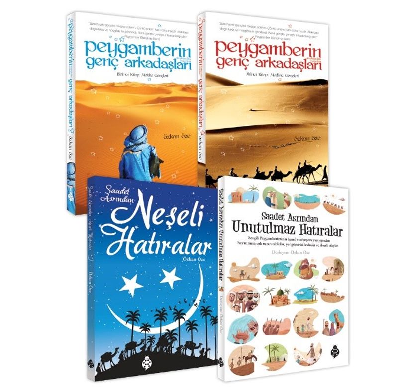 Peygamberimizin Hayatından Hatıralar Seti (4 Kitap) kitap kapağı
