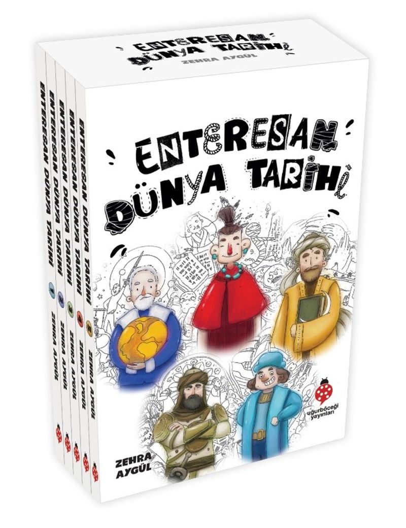 Enteresan Dünya Tarihi Seti (5 Kitap) kitap kapağı