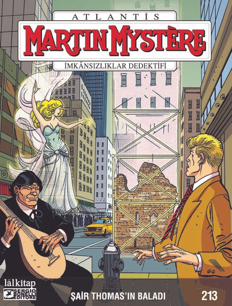 Martin Mystere Sayı 213: Şair Thomas’ın Baladı kitap kapağı