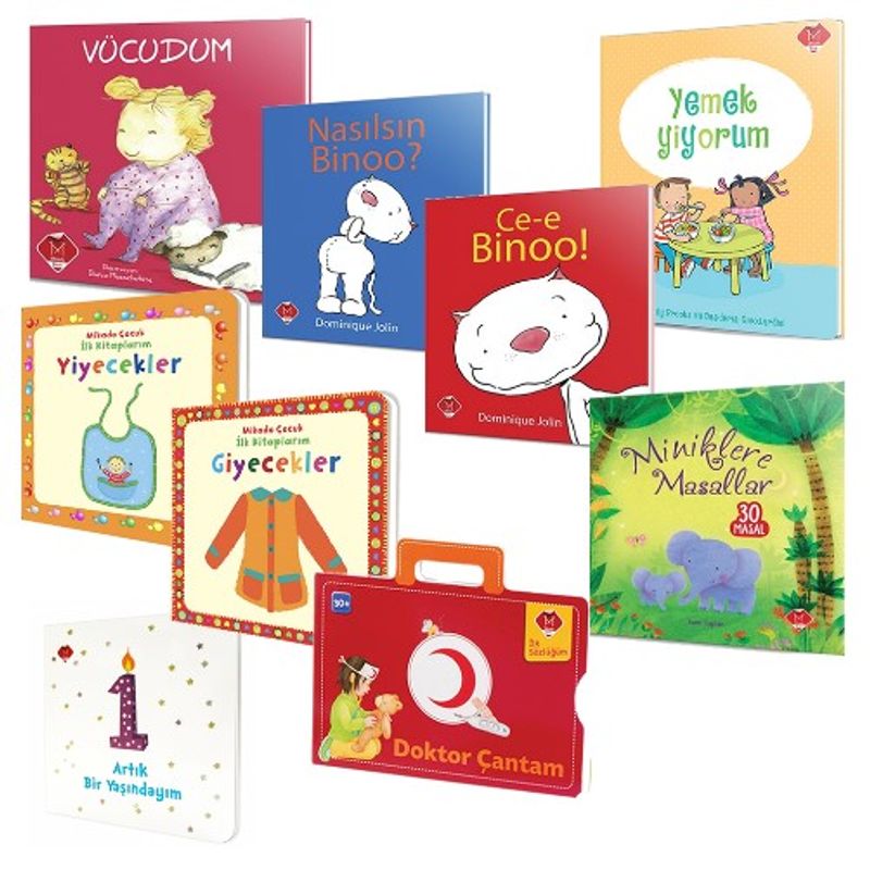 Bebeğimin İlk Kitapları (9 Kitap) kitap kapağı