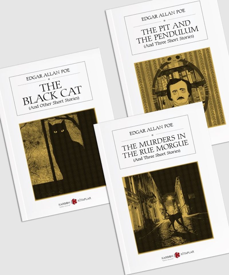 Edgar Allan Poe-İngilizce- Seti (3 Kitap) kitap kapağı