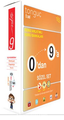 9. Sınıf 0'dan 9'a Konu Anlatımlı Soru Bankaları Sözel Set kitap kapağı