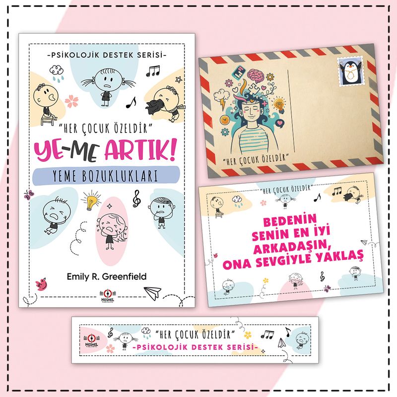 Çocuklarda Yeme Bozuklukları - Kartpostal ve Ayraç kitap kapağı