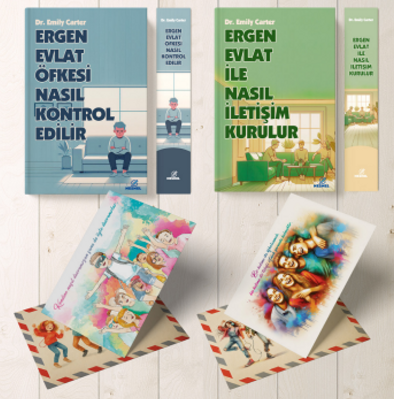 Ergen Evlat Psikolojisi 2'li Set 3 kitap kapağı