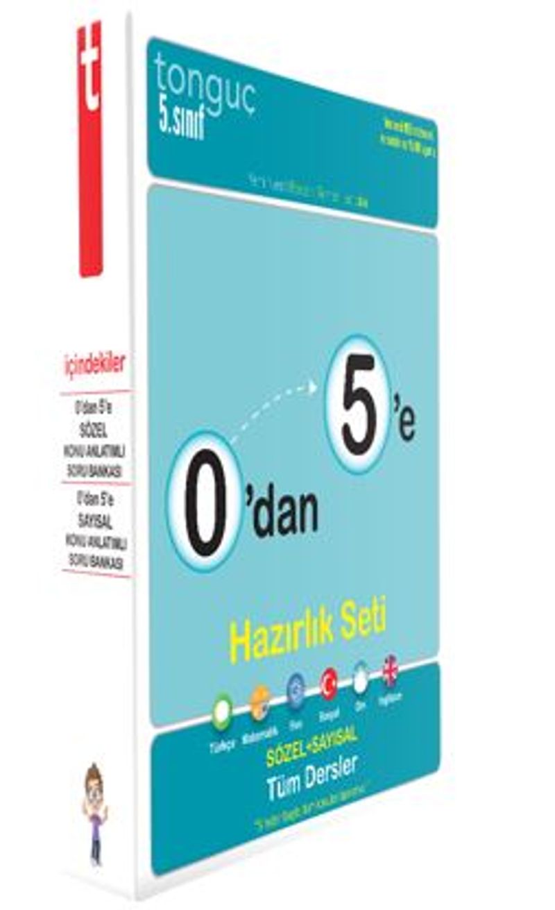 0'dan 5'e Konu Anlatımlı Soru Bankası Seti kitap kapağı