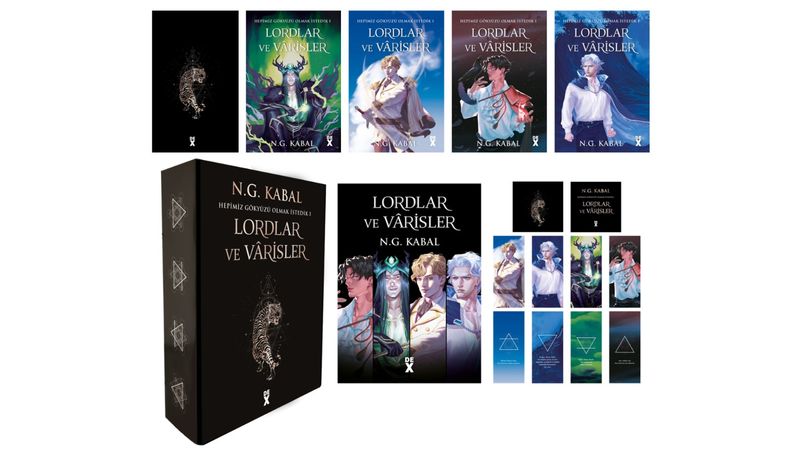 Lordlar ve Varisler (Kutulu) Hepimiz Gökyüzü Olmak İstedik 1 kitap kapağı