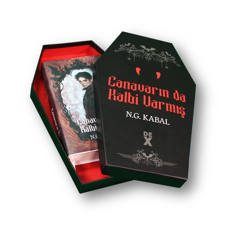 Canavarın Da Kalbi Varmış (Ciltli-Kutulu) kitap kapağı