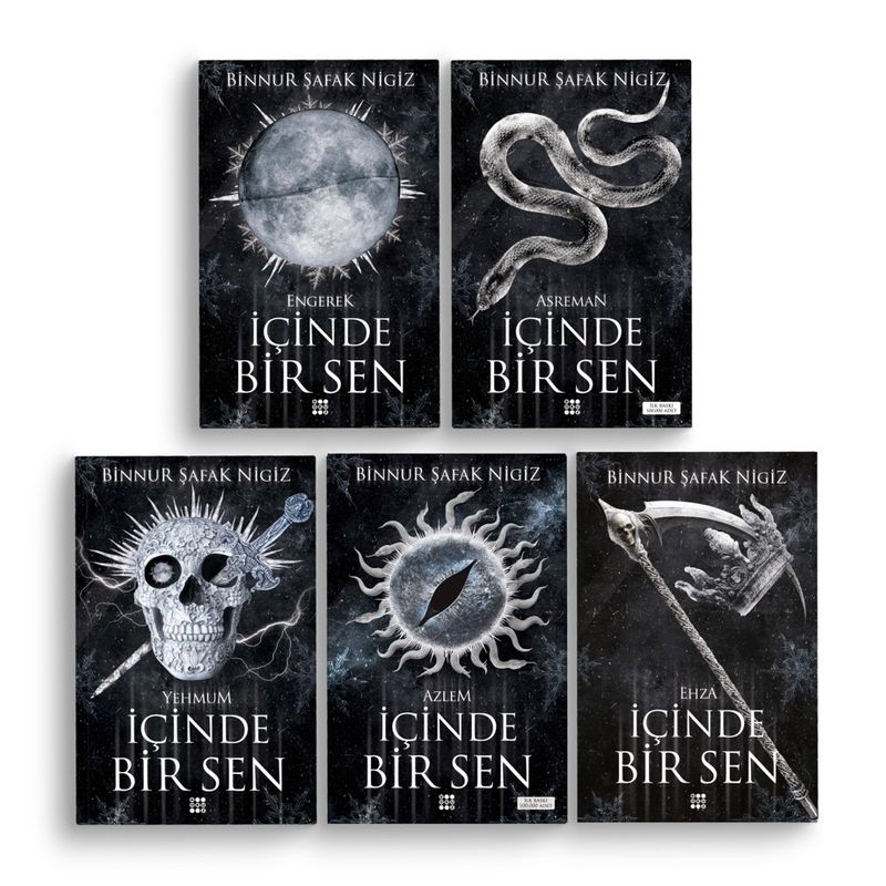 İçı̇nde Bı̇r Sen 5 Kitap Takım (Karton Kapak) kitap kapağı