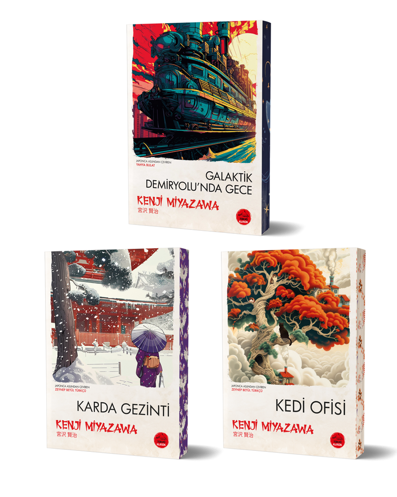 Kenji Miyazawa Seti (3 Kitap Takım) kitap kapağı