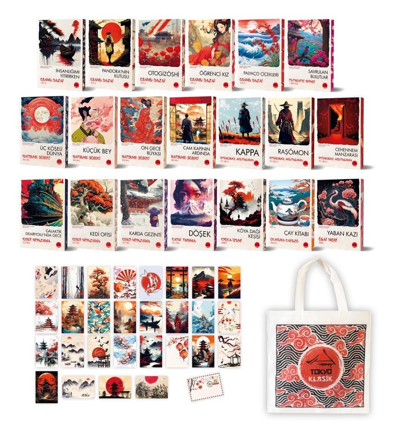 Japon Klasikleri Seti (20 Kitap Takım) kitap kapağı