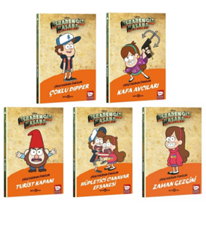 Disney Esrarengiz Kasaba Gizem Kulübü Seti 5 Kitap kitap kapağı