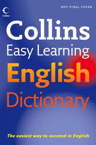 Collins Easy Learning English Study Dictionary with Thesaurus kitap kapağı