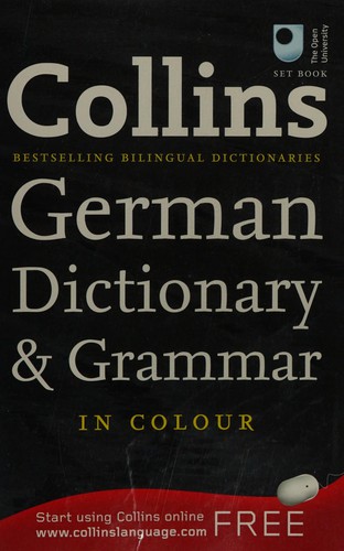 Collins German Dictionary - Grammar kitap kapağı