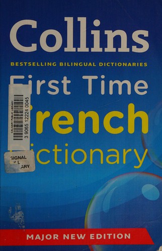 Collins First Time French Dictionary kitap kapağı