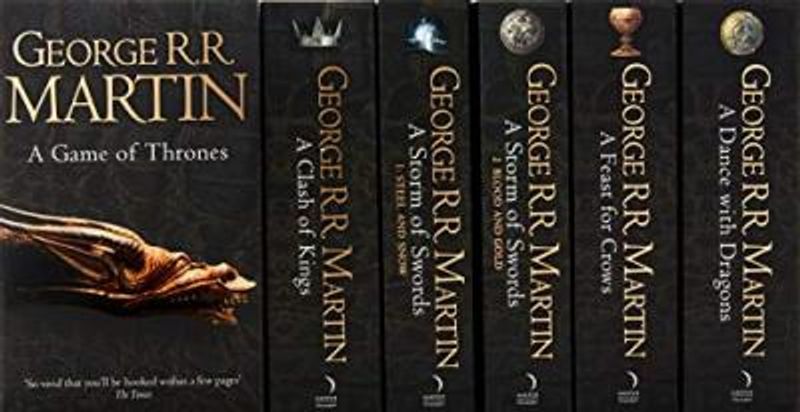 A Song of Ice and Fıre Box Set (6 Kitap) kitap kapağı
