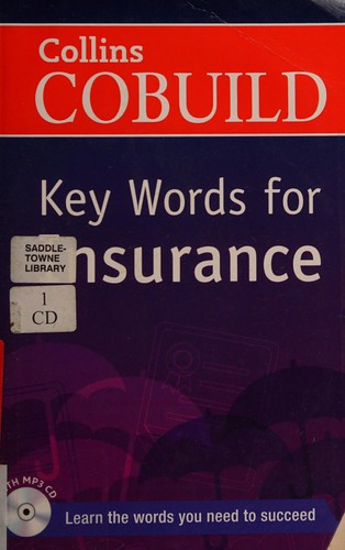 Collins Cobuild Key Words For Insurance +CD kitap kapağı