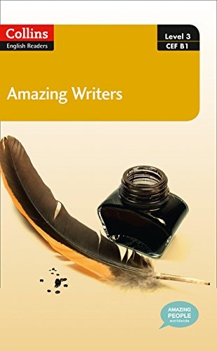 Collins English Readers Amazing Writers +CD (A.People Readers 3) B1 kitap kapağı