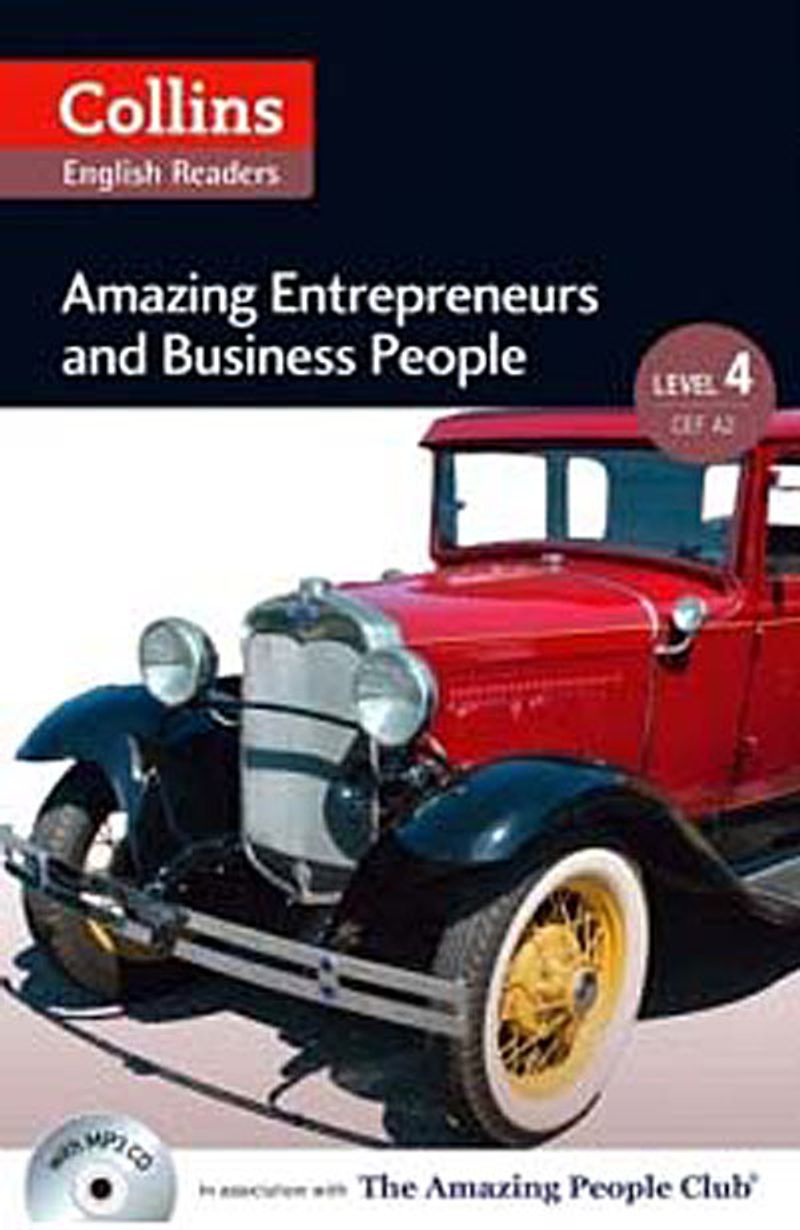 Amazing Entrepreneurs Business People +CD (A.People Readers 4) B2 kitap kapağı