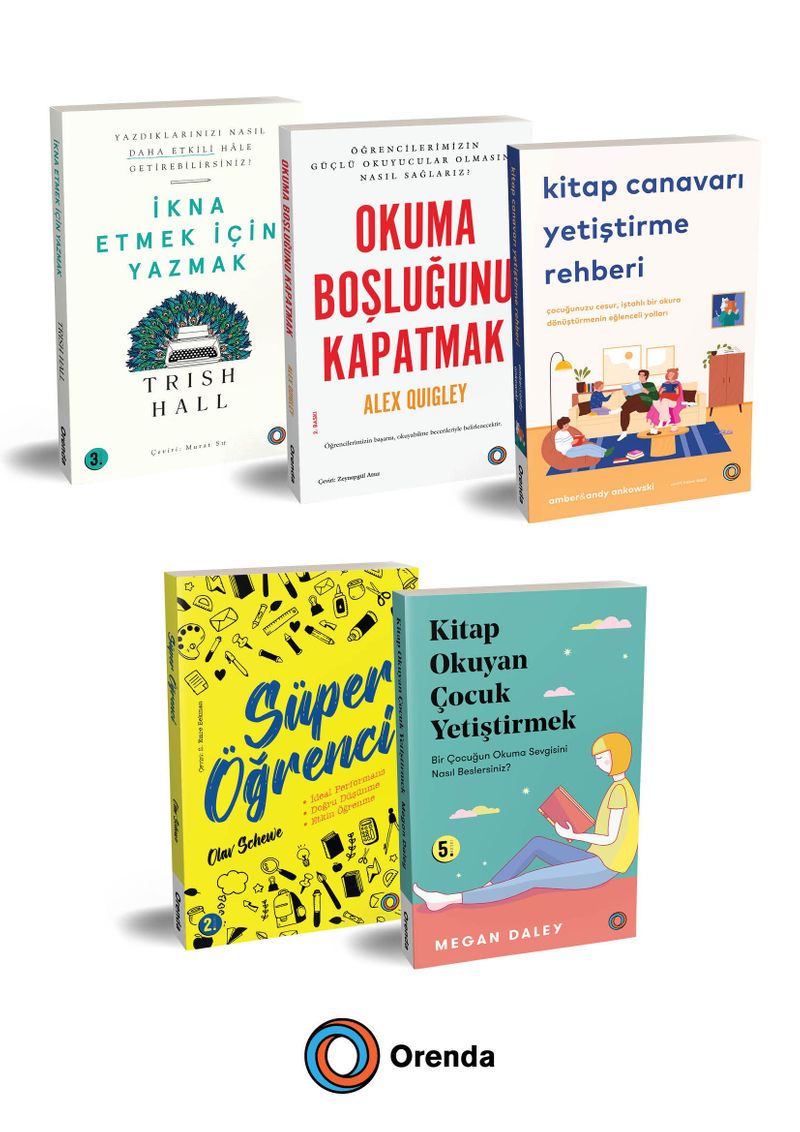 Okur Yazar Seti (5 Kitap) kitap kapağı