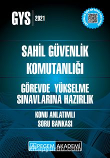 Sahil Güvenlik Komutanlığı  Görevde Yükselme Sınavlarına Hazırlık Konu Anlatımlı Soru Bankası kitap kapağı