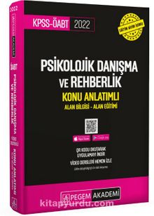 2022 KPSS ÖABT Psikolojik Danışma ve Rehberlik Konu Anlatımlı kitap kapağı