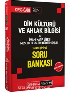 2022 KPSS ÖABT Din Kültürü ve Ahlak Bilgisi-İmam Hatip Lisesi Meslek Lisesi Soru Bankası kitap kapağı