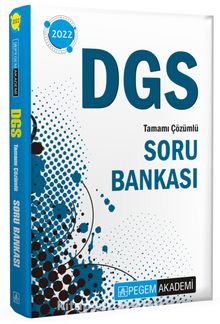 2022 DGS Tamamı Çözümlü Soru Bankası kitap kapağı