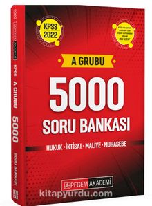 2022 KPSS A Grubu 5000 Soru Bankası kitap kapağı
