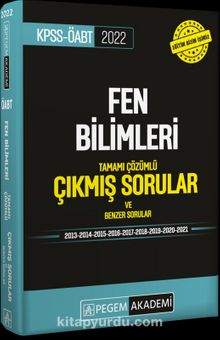 2022 KPSS ÖABT Fen ve Teknoloji Tamamı Çözümlü Çıkmış Sorular kitap kapağı