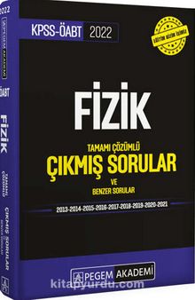 2022 KPSS ÖABT Fizik Tamamı Çözümlü Çıkmış Sorular kitap kapağı