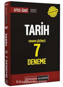 2022 KPSS ÖABT Tarih 7 Deneme kitap kapağı