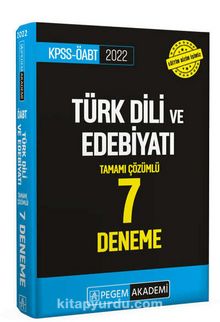 2022 KPSS ÖABT Türkdili ve Edebiyatı 7 Deneme kitap kapağı