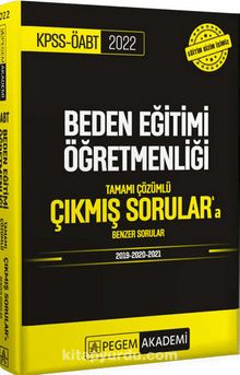2022 KPSS ÖABT Beden Eğitimi Öğretmenliği Çıkmış Sorular kitap kapağı