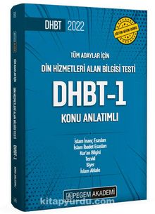 2022 Din Hizmetleri Alan Bilgisi Testi DHBT-1 Konu Anlatımlı kitap kapağı