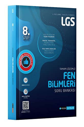LGS Fen Bilimleri Tamamı Çözümlü Soru Bankası kitap kapağı